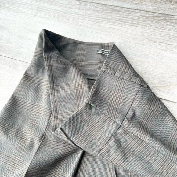 Sandra Angelozzi Pleated Academia Plaid Skirt - Picture 5 of 9